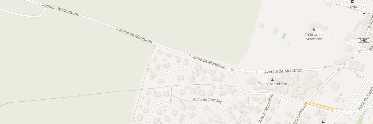 Plan du 12 All de Montferrand à Biscarrosse
