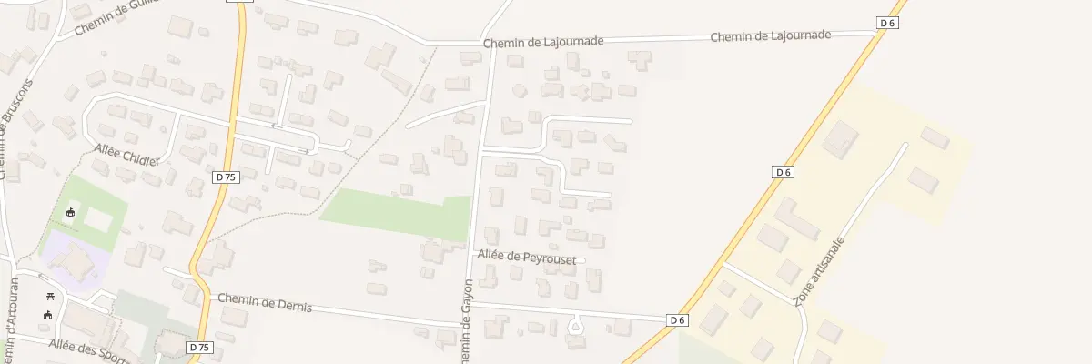 Plan du 54 All des Bastes à Port-de-Lanne