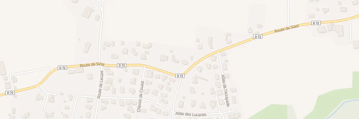 Plan du 795 Rte de Siest à Orist