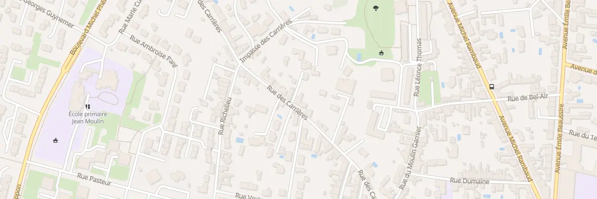Plan du 38 Rue des carrières à Luçon