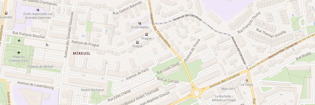 Plan du 4 Rue Maurice Utrillo à La Rochelle