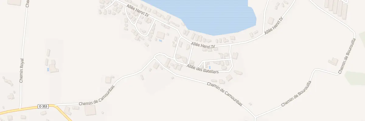 Plan du 195 Moura à Sames
