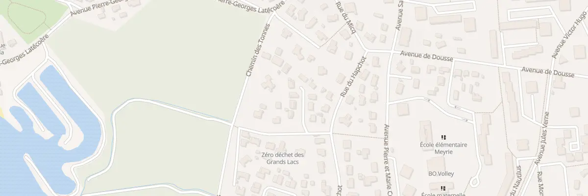 Plan du 57 Rue du Palot à Biscarrosse