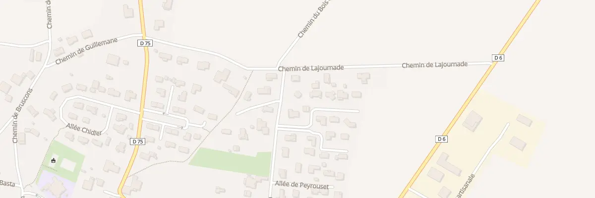 Plan du 392 Che de Gayon à Port-de-Lanne