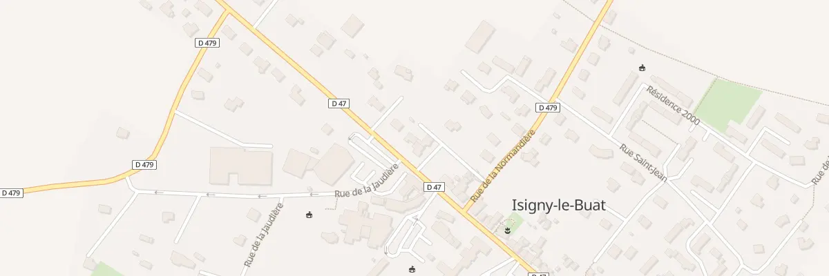 Plan du 1 Rue de Pain d’Avaine Isigny à Isigny-le-Buat