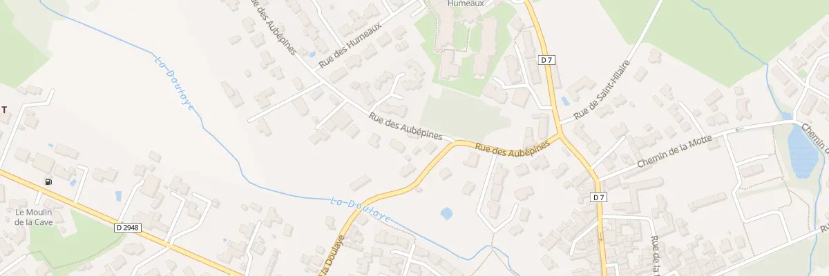 Plan du 9 Rue des Aubépines à Bournezeau