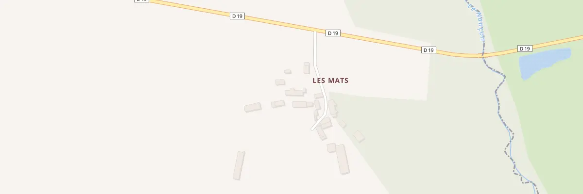 Plan du 6 Les Mats à Parigné