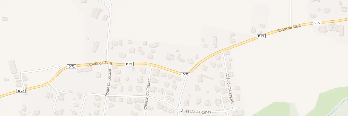 Plan du 732 Rte de Siest à Orist