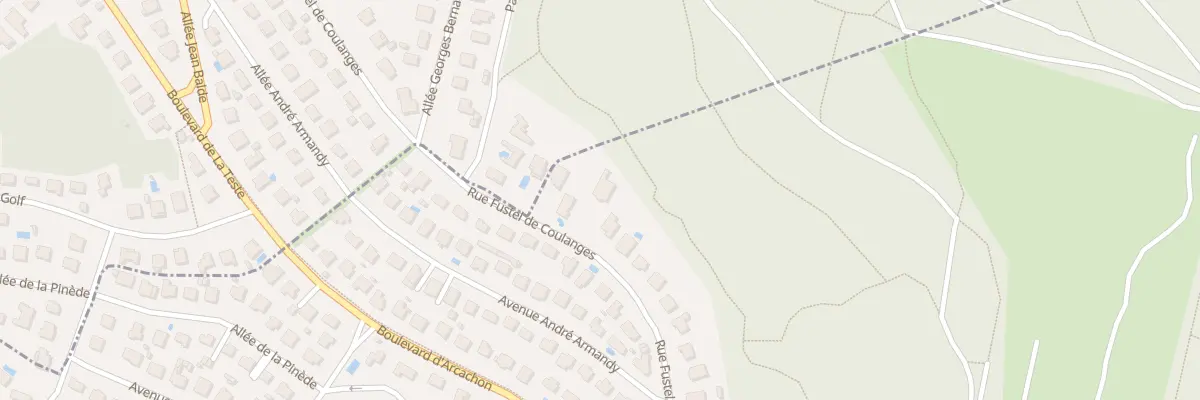 Plan du 24 Rue Fustel de Coulanges à La Teste-de-Buch