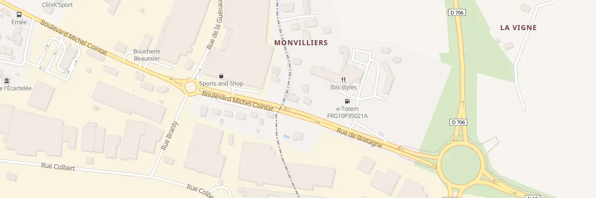 Plan du 34 Rue de Bretagne à Beaucé