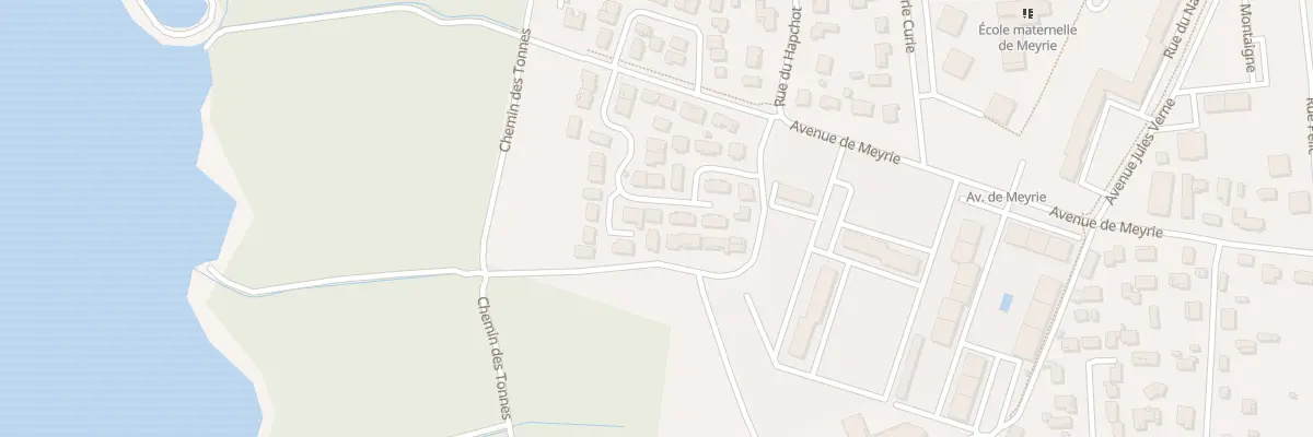 Plan du 115 All de l’Espourguit à Biscarrosse