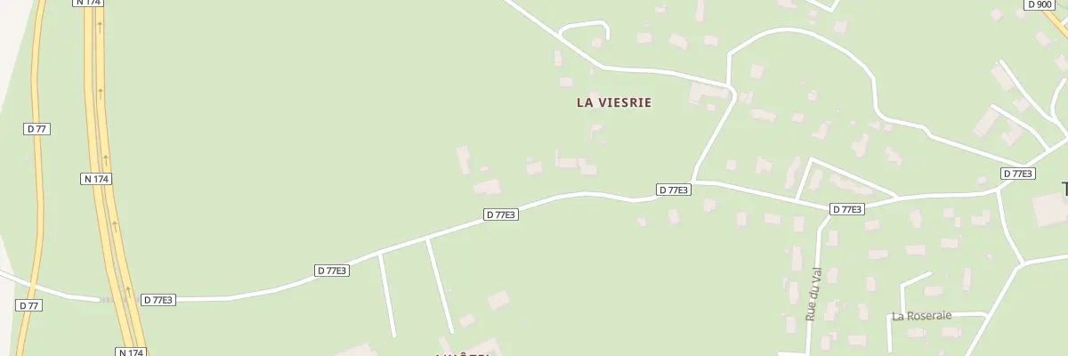 Plan du 16 La Viesrie à Thèreval