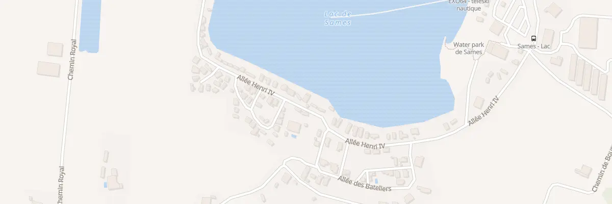 Plan du 19 Moura à Sames