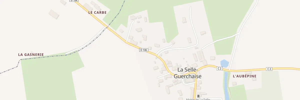 Plan du 16 Rue Saint Martin à La Selle-Guerchaise