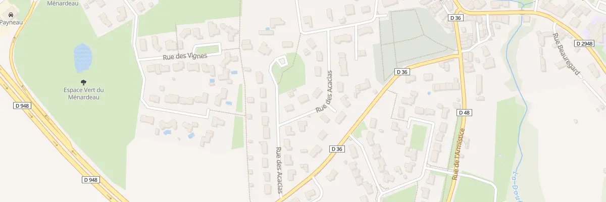 Plan du 25 Rue des Acacias à Bournezeau