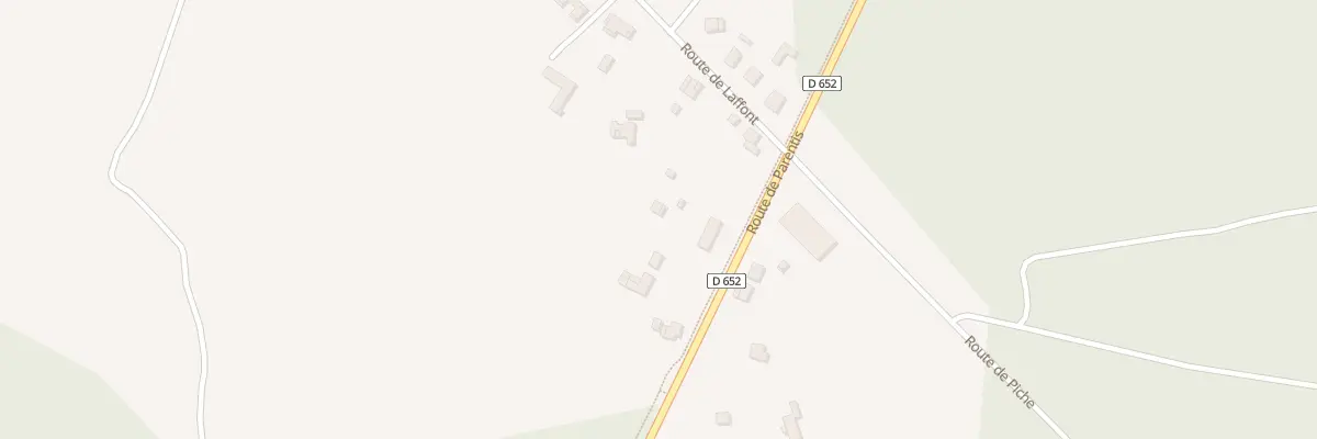 Plan du 1281 Rte de Parentis à Sainte-Eulalie-en-Born
