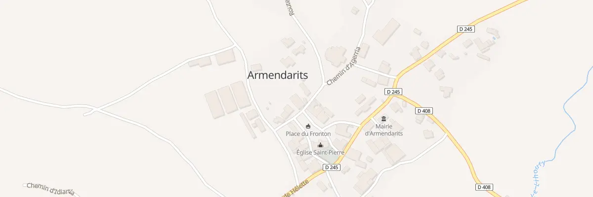 Plan du 5008 Laplace à Armendarits