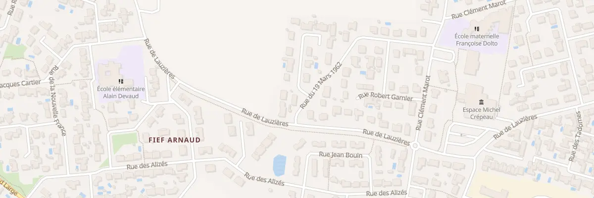 Plan du 15 Rue du Dix Neuf Mars 1962 à Nieul-sur-Mer