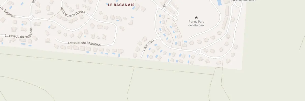 Plan du 21 Res Éden Club à Lacanau