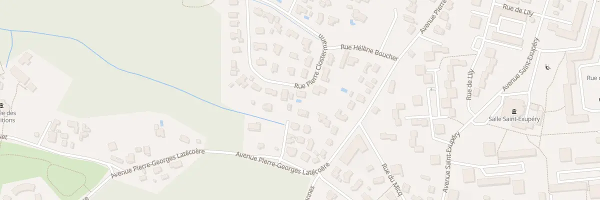 Plan du 490 Rue Pierre Clostermann à Biscarrosse