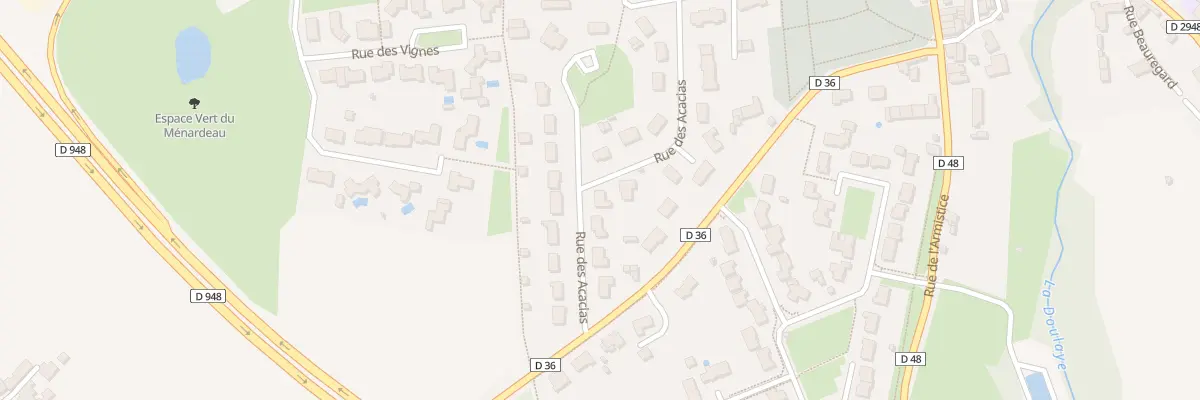 Plan du 8 Rue des Acacias à Bournezeau