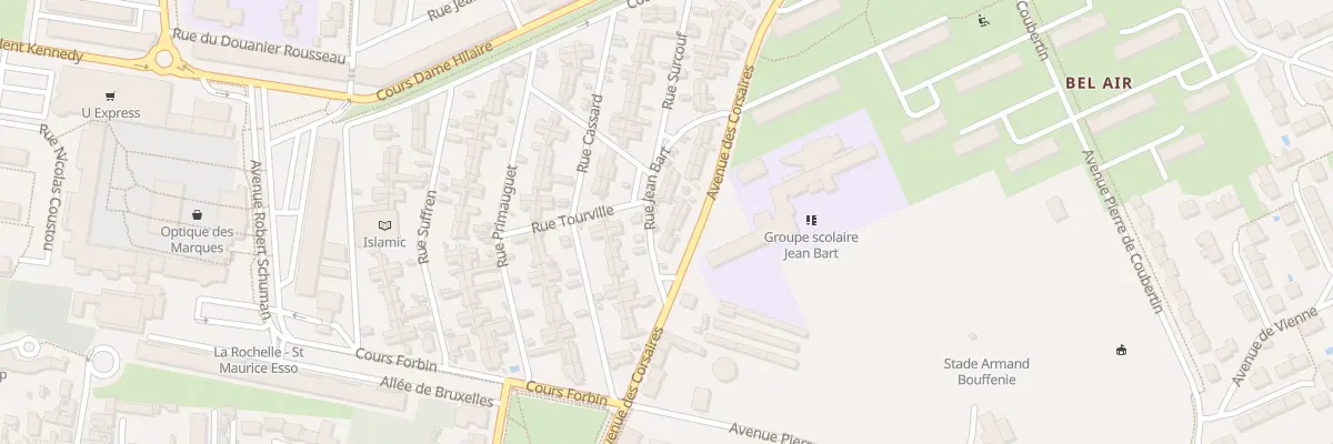 Plan du 4 Rue Jean Bart à La Rochelle