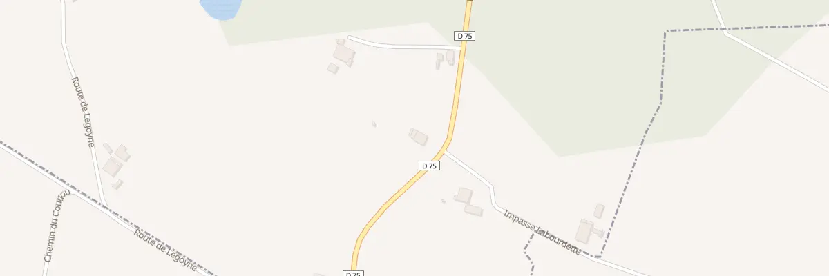 Plan du 1280 Rte de Port de Lanne à Saint-Étienne-d’Orthe