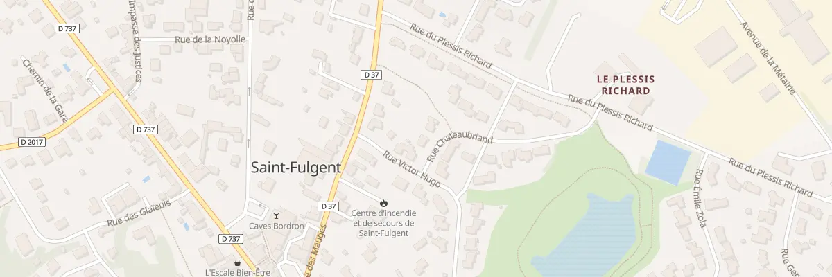 Plan du 2 Rue chateaubriand à Saint-Fulgent