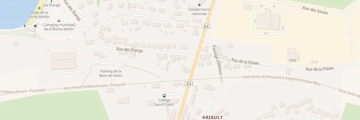 Plan du 3 Rue des Etangs (Pouance) à Ombrée d’Anjou