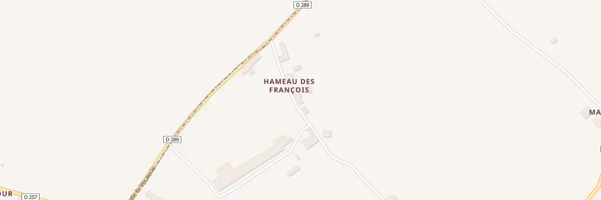 Plan du 5005 Hameau des Francois au Mesnil-Véneron