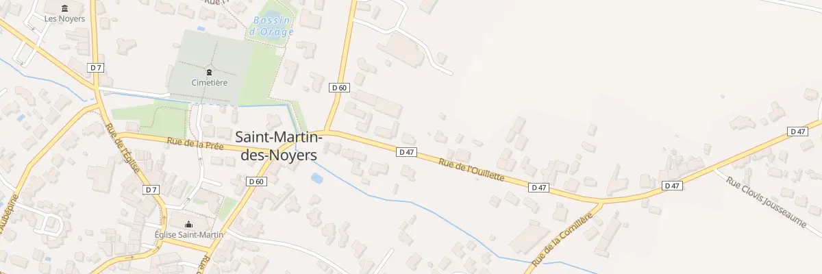 Plan du 93 Rue de l’ouillette à Saint-Martin-des-Noyers