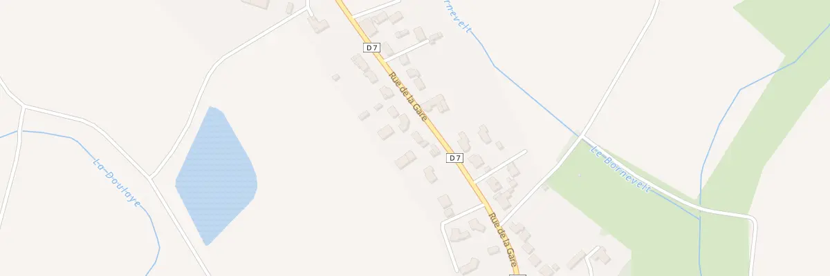 Plan du 33 Rue de la Gare à Bournezeau