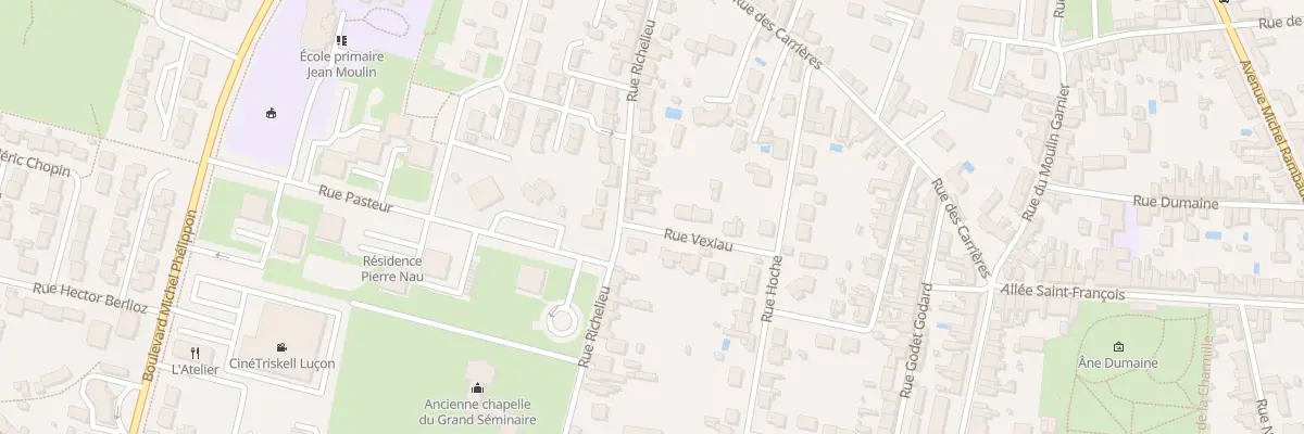 Plan du 34 Rue richelieu à Luçon