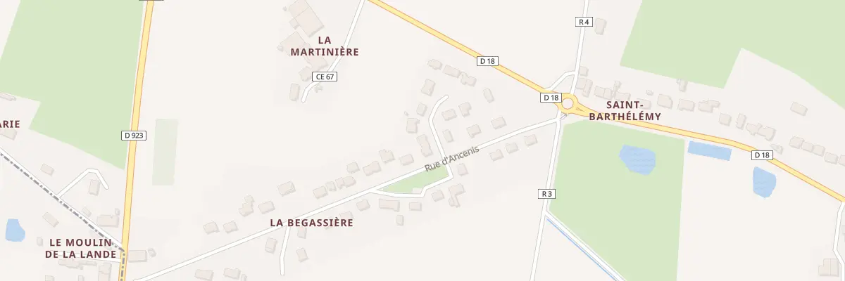 Plan du 21 Rue des Trois Rivieres à Pouillé-les-Côteaux