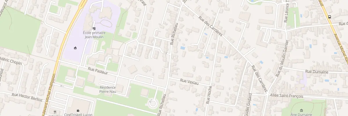Plan du 42 Rue richelieu à Luçon