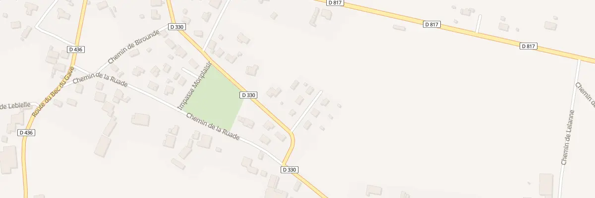 Plan du 57 All Montgaillard à Port-de-Lanne