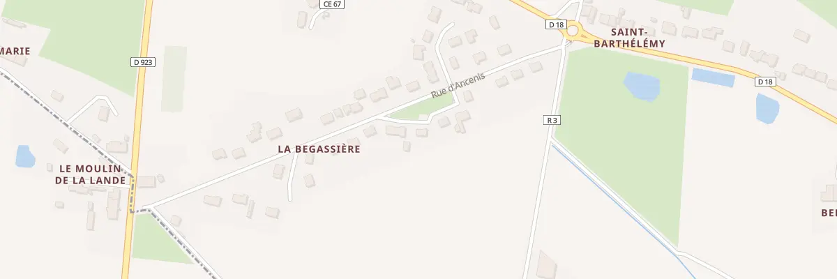 Plan du 13 Rue d’Ancenis à Pouillé-les-Côteaux