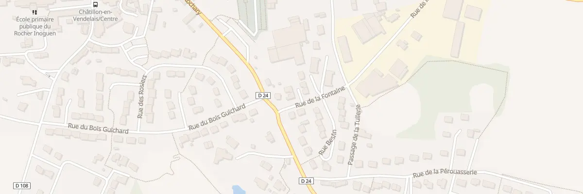 Plan du 3 Rue de la Fontaine à Châtillon-en-Vendelais