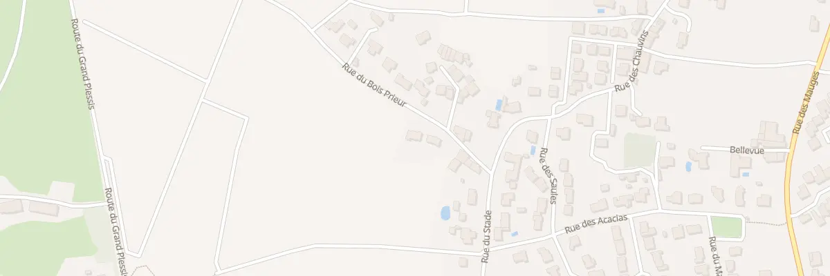 Plan du 99 Rue du Bois Prieur à Orée d’Anjou