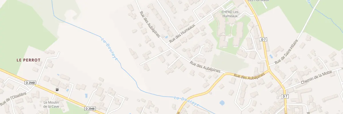 Plan du 19 Rue des Aubépines à Bournezeau