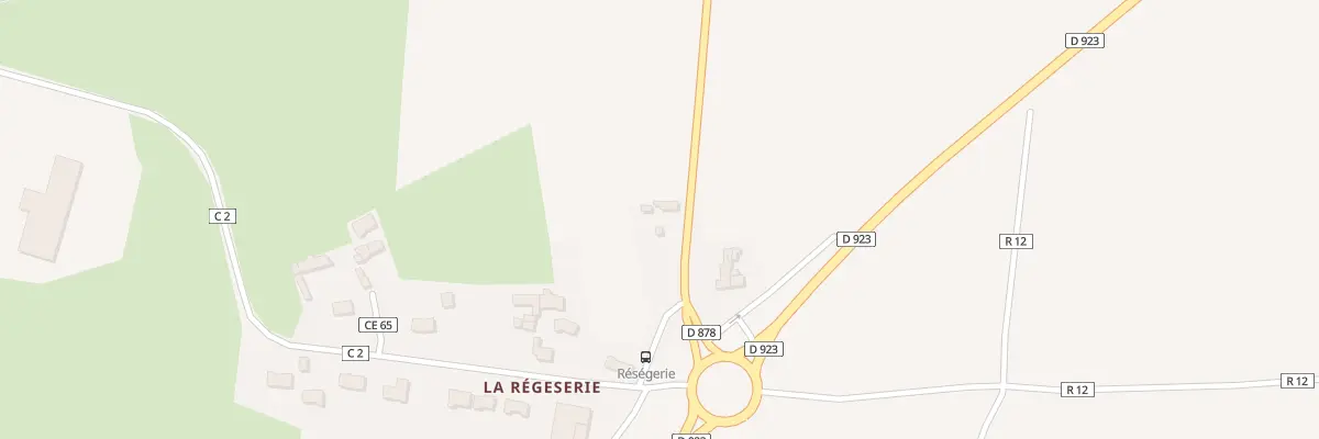 Plan du 50 La Regeserie à Pouillé-les-Côteaux