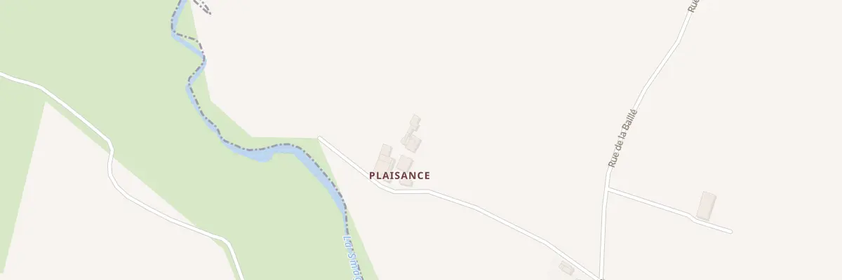 Plan du 1 Plaisance à Bessay