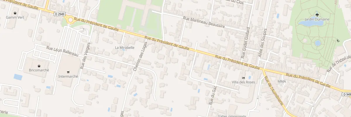 Plan du 73 Rue du Presid de Gaulle à Luçon