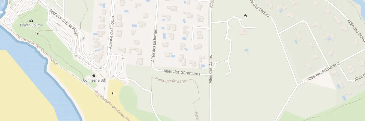 Plan du 3 All des Geraniums aux Mathes