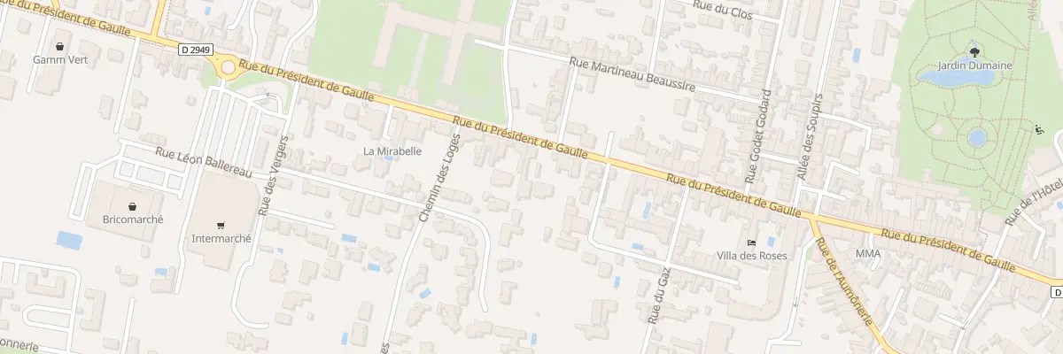 Plan du 73B Rue du Presid de Gaulle à Luçon