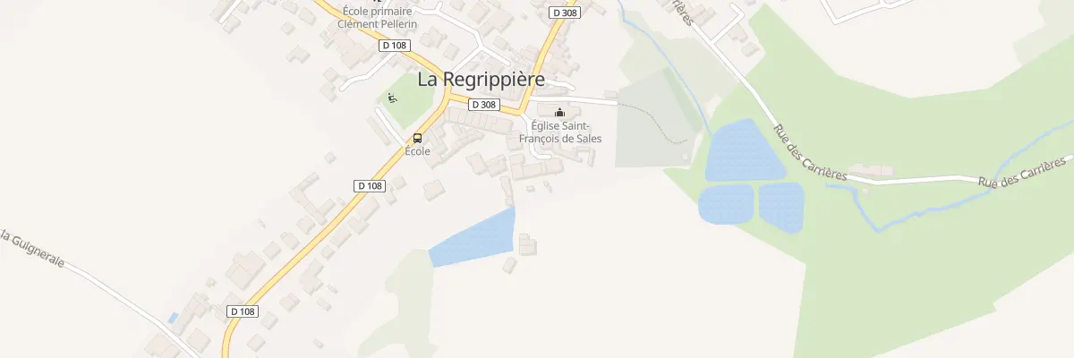 Plan du 5 Pl du Prieuré à La Regrippière