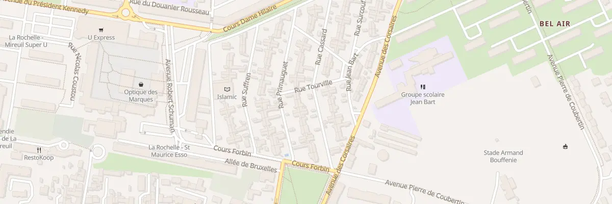 Plan du 17 Rue Cassard à La Rochelle