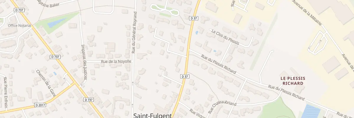 Plan du 30 Rue des mauges à Saint-Fulgent