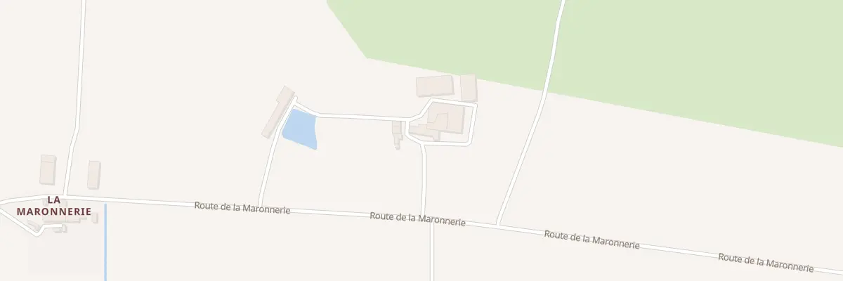Plan du 1843 Rte de la Maronnerie à Senonnes