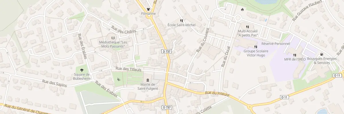 Plan du 35 Rue nationale à Saint-Fulgent